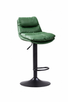 LAVENO Contemporary Leather Bar Stool