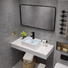 VELORA Contemporary Metal Bathroom Vanity