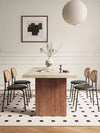 LAVIRO Modern Solid Wood Dining Table