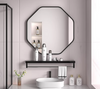 VALTOR Contemporary Metal Bathroom Mirror