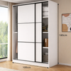 MORICA Contemporary Wooden Wardrobe