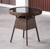 SAVORA Contemporary Rattan Coffee Table