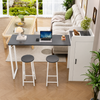 LUMIRA Contemporary Wooden Bar Table