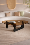 AVIRO Contemporary Marble Coffee Table