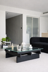 KAVEN Contemporary Marble Coffee Table
