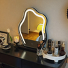 CLOVIA Modern Glass Tabletop Mirror