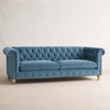 VELNO Scandinavian Velvet Sofa