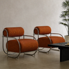 NORIX Scandinavian Fabric Armchair