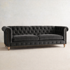 VELNO Scandinavian Velvet Sofa