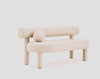 KULLENRA Statement Pieces Boucle Bench