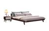 LINDÅS Scandinavian Low Bed Frame