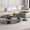 LIVARO Modern Sintered Stone Coffee Table