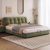 CREMIO Contemporary Fabric Bed Frame