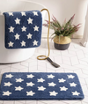 SELORA Contemporary Fabric Bath Mat
