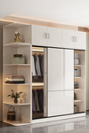ORVEN Modern Wooden Wardrobe