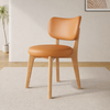 AURELIA Cream Style Upholstered Leather Dining Chair