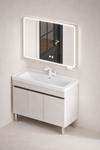 LUMORA Minimalistic Metal Bathroom Vanity