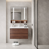 WALNORA Contemporary Wooden Bathroom Vanity