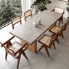 CEMENTO Wabi Sabi Solid Wood Dining Table