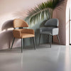 SAVINO Modern Leather Dining Chair