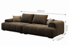 CALIVO Modern Fabric Sofa