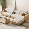 AVIRO Japandi Fabric Sofa