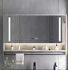 NOVARE Contemporary Glass Bathroom Mirror Cabinet