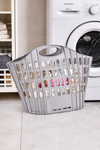 VELORA Scandinavian Plastic Laundry Basket