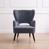 TIGRUM Scandinavian Velvet Armchair