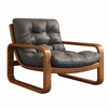 VELINO Modern Leather Armchair