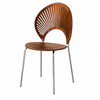 SAVERO Scandinavian Wooden Dining Chair