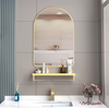 ARVENA Contemporary Metal Bathroom Mirror