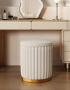 CREMO Modern Velvet Vanity Stool