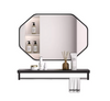 SAVREN Scandinavian Metal Bathroom Mirror