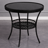VELORA Contemporary Glass Side Table