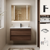 VONARA Eclectic Wooden Bathroom Vanity