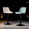 VIREN Modern Metal Bar Stool