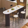 LJUSMARM Modern Luxury Sintered Stone Bar Table