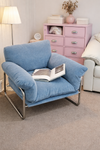 BAURO Industrial Fabric Armchair