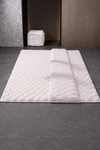 LUNARO Contemporary Fabric Bath Mat