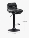LAVENO Contemporary Leather Bar Stool