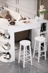 LORVEX Contemporary Wooden Bar Table