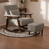 LORIVA Contemporary Fabric Rocking Chair