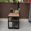 NORVEX Contemporary Wooden Outdoor Dining Set
