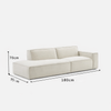TAVOLO Contemporary Fabric Sofa