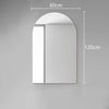 ARCOVA Modern Glass Wall Mirror