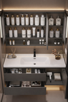 VORLIA Contemporary Wooden Bathroom Vanity