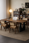 TRAVO Contemporary Wooden Dining Table