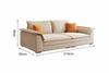NOVIA Minimalistic Fabric Sofa