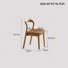 ARVINO Scandinavian Wooden Bar Stool